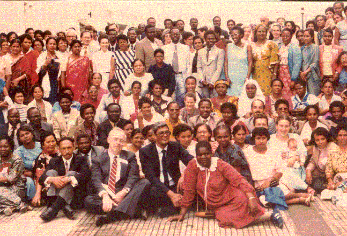 Groupe des participants au Séminaire pan-africain de Maurice 1985