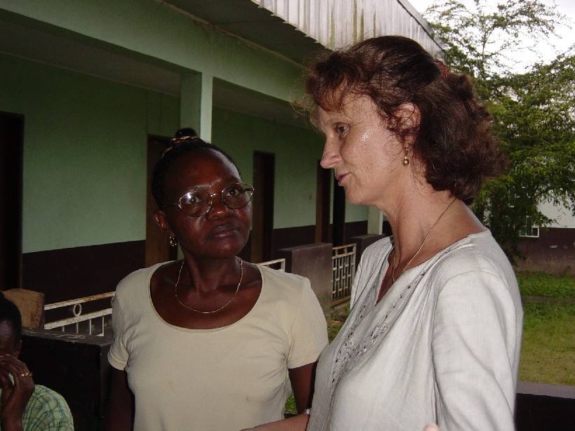 Dany Sauvage, Thérèse Nyirabukeye AFLF-FAAF Douala 2003 2003