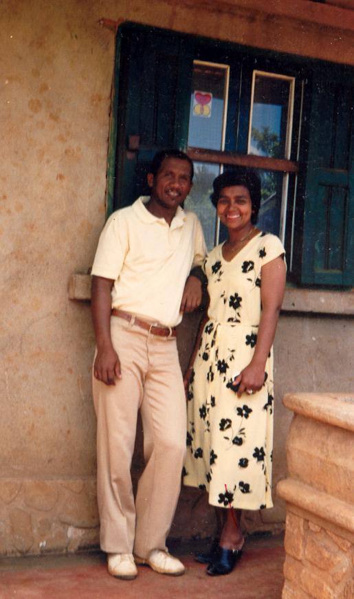 Clovis and Marie-Cécile Razaiarivelo Antsirabe 1987