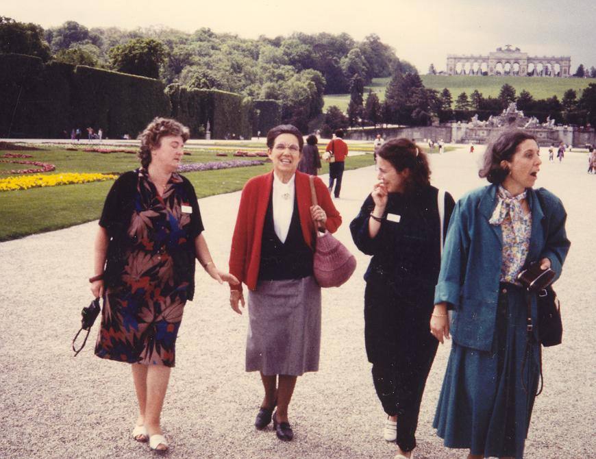 Christianne Ferot, Michèle Guy, Isabelle Ecochard, Françoise Pinguet Vienne 1987