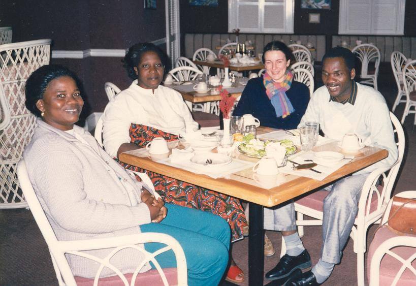Monique Kebe, Isabelle Ecochard, Rémi Kouakou Washington 1988