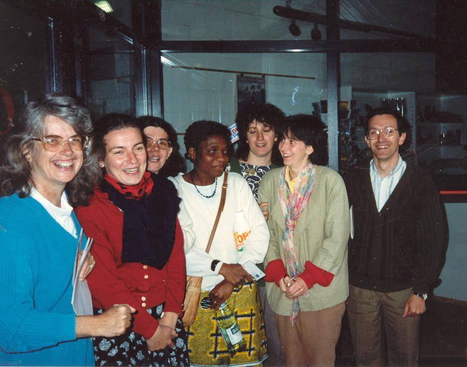 Evelyne Maire, Isabelle Ecochard, Claire Larchère, Suzanne Simon, Michèle Rue, Eliane Reynard, René Ecochard Bruxelle 1989