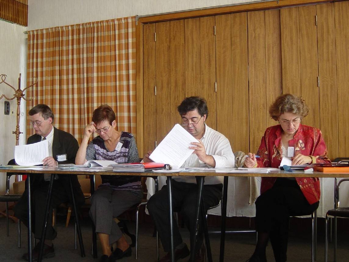 Heinz Huerzeler, Maria Kinle, Michele Barbato, Isabelle Ecochard- Prague 2002