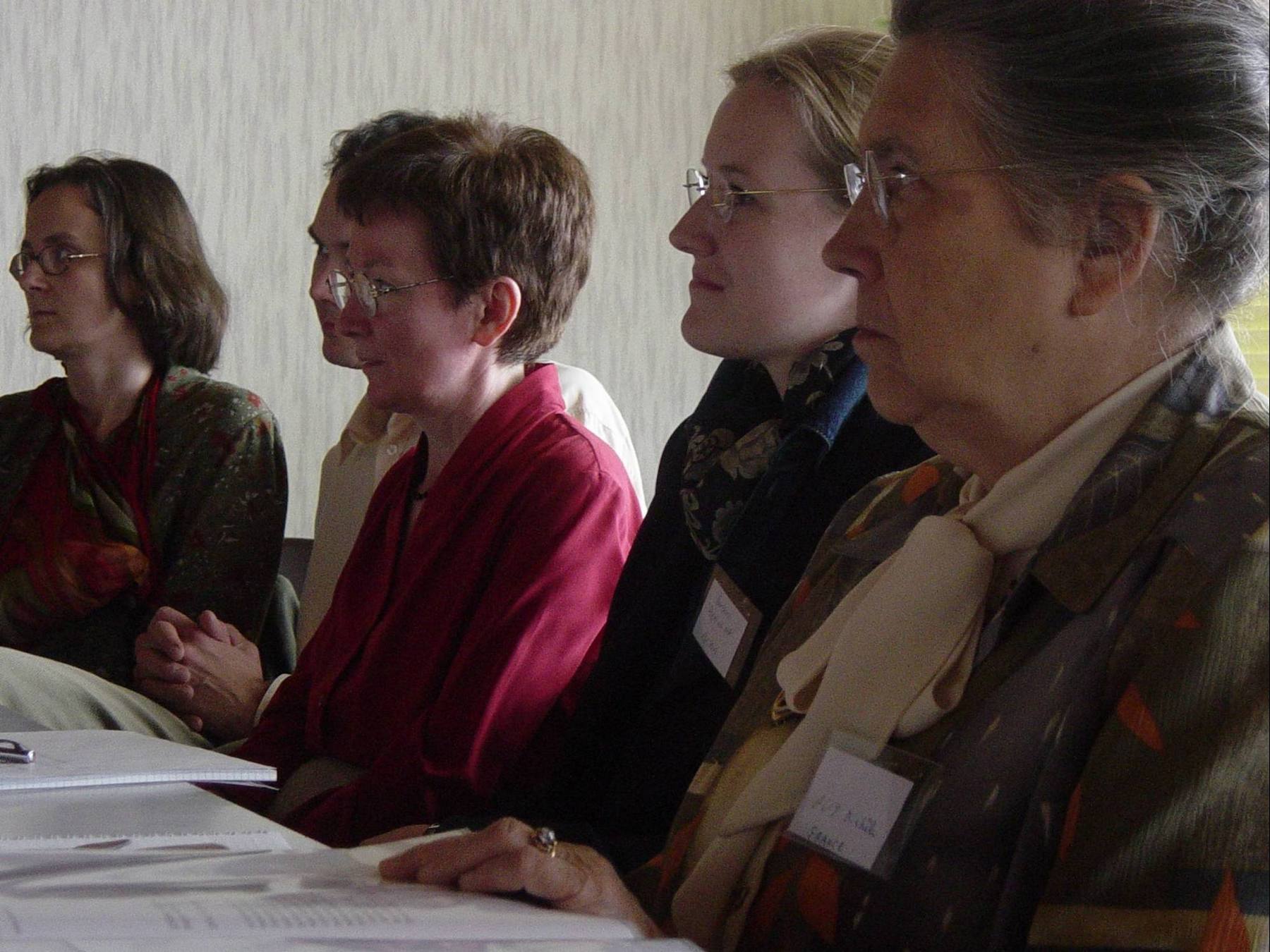 Eva Fekete-Szakos, Barbara Henning ?, Michèle Guy - Prague 2002