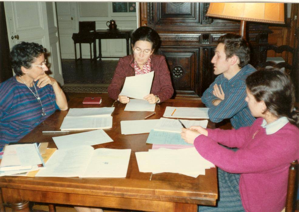 Micheline Quetier, Michèle Guy, René Ecochard, Isabelle Ecochard - Grenoble 1983