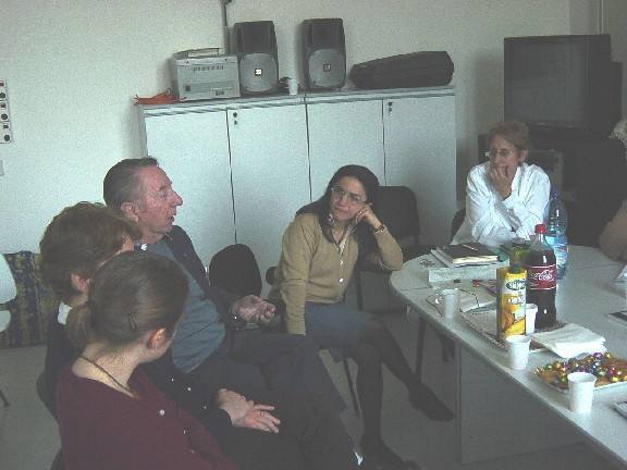 ISI Roma, visited by Georges-Marie Loire (Youth Alive), Isabelle Ecochard (EIFLE) and Rene Ecochard (Link Committee) Paola Pellicano 2005