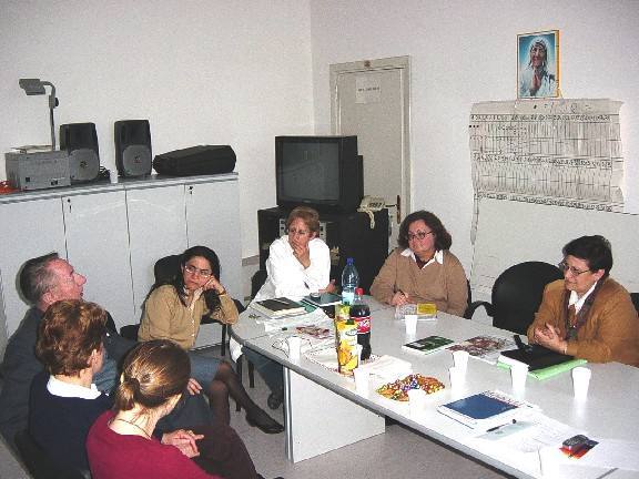 Center for Study and Research on Natural Fertility Regulatio – ISI "Paolo VI" Roma, visited by Georges-Marie Loire (Youth Alive), Isabelle Ecochard (EIFLE) and Rene Ecochard (Link Committee) Dr Paola Pellicano and Dr Elena Giacchi 2005