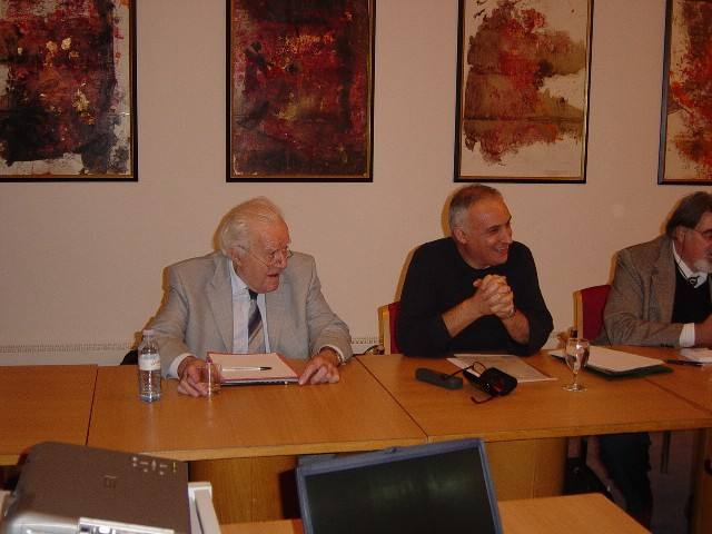 Discussions Josef Roetzer, Sandro Girotto 2005
