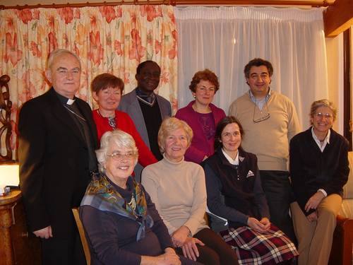Board EIFLE (IEEF), Henryk Hoser, Félicien Adotevi, Evelyne Maire 2006