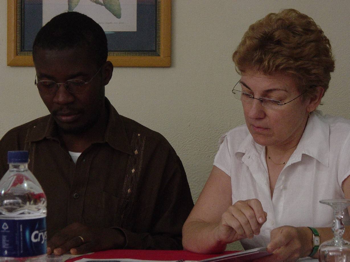 Participants Arsene Binanga, Isabelle Ecochard 2006