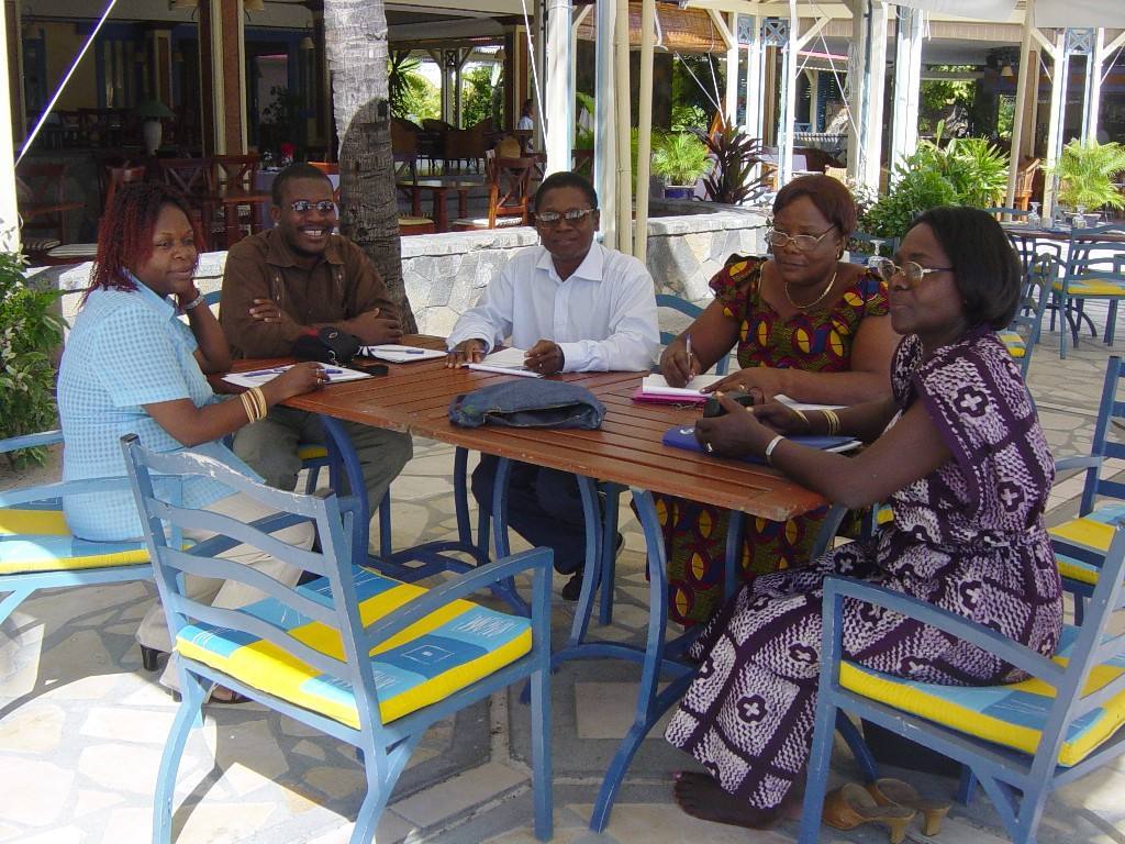 Représentants du Congo (RDC), du Senegal et du Rwanda 2006