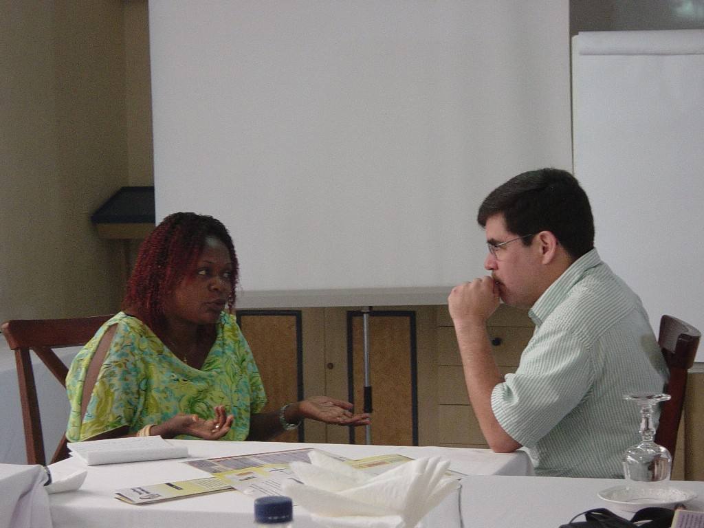 Role Play Marie Mukabatsinda (Rwanda) and Marcos Arevalo 2006