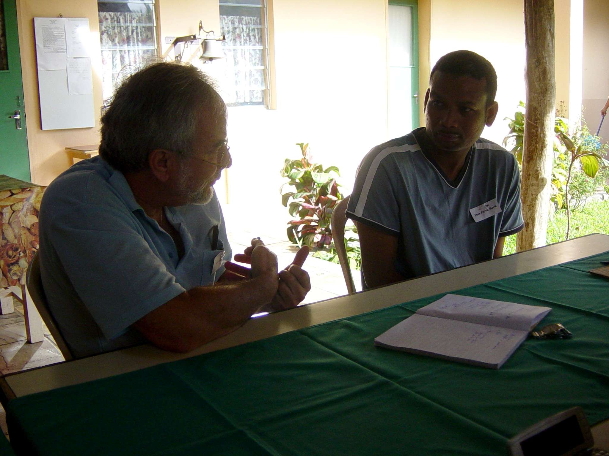 Jacky Sauvage et Jean Pierre Marie, travaux de groupe 2006