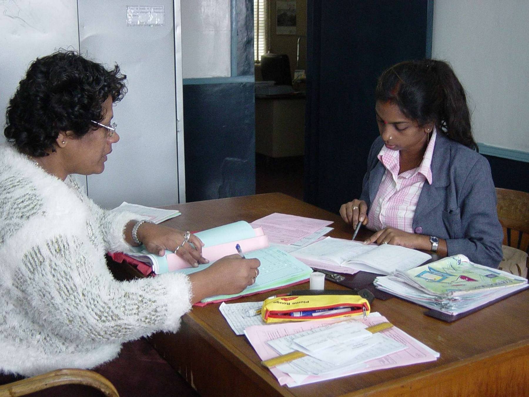Travail des éducatrices à l