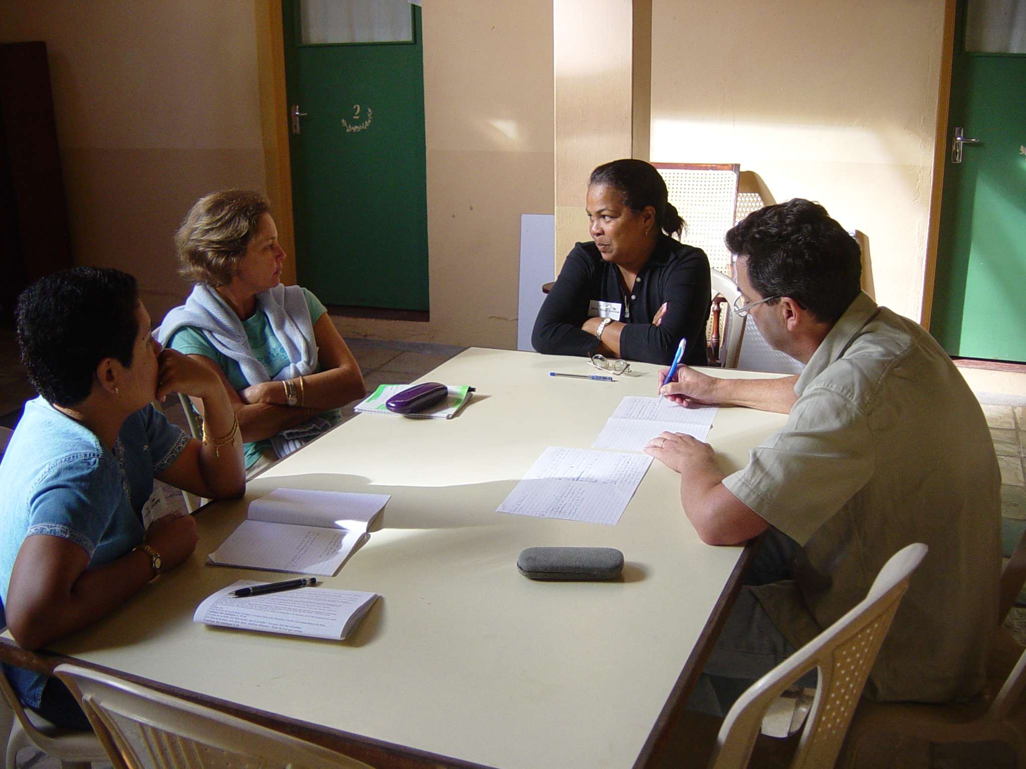 Travaux de groupe, WE anthropologie de la PFN 2006