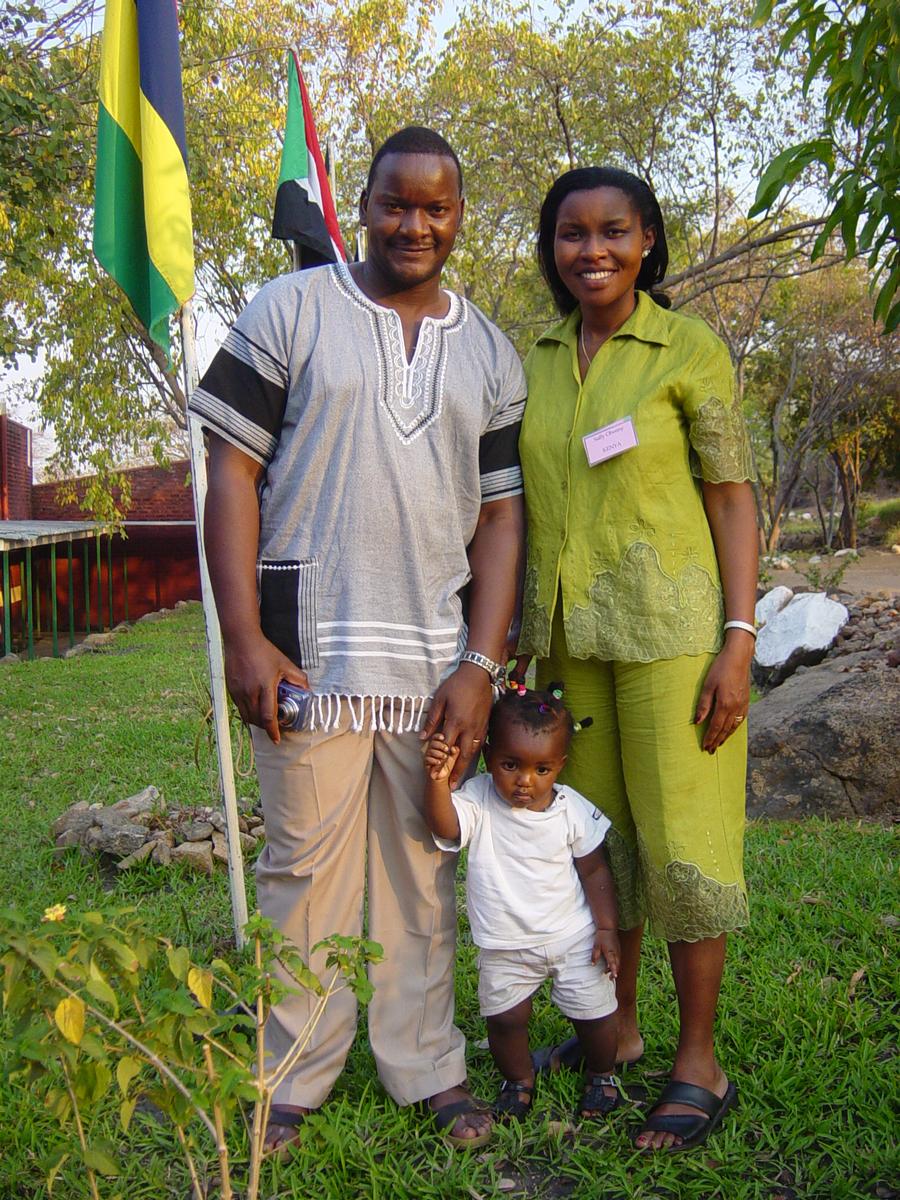 Fred Olweny, Johan and Sally Kanin 2006