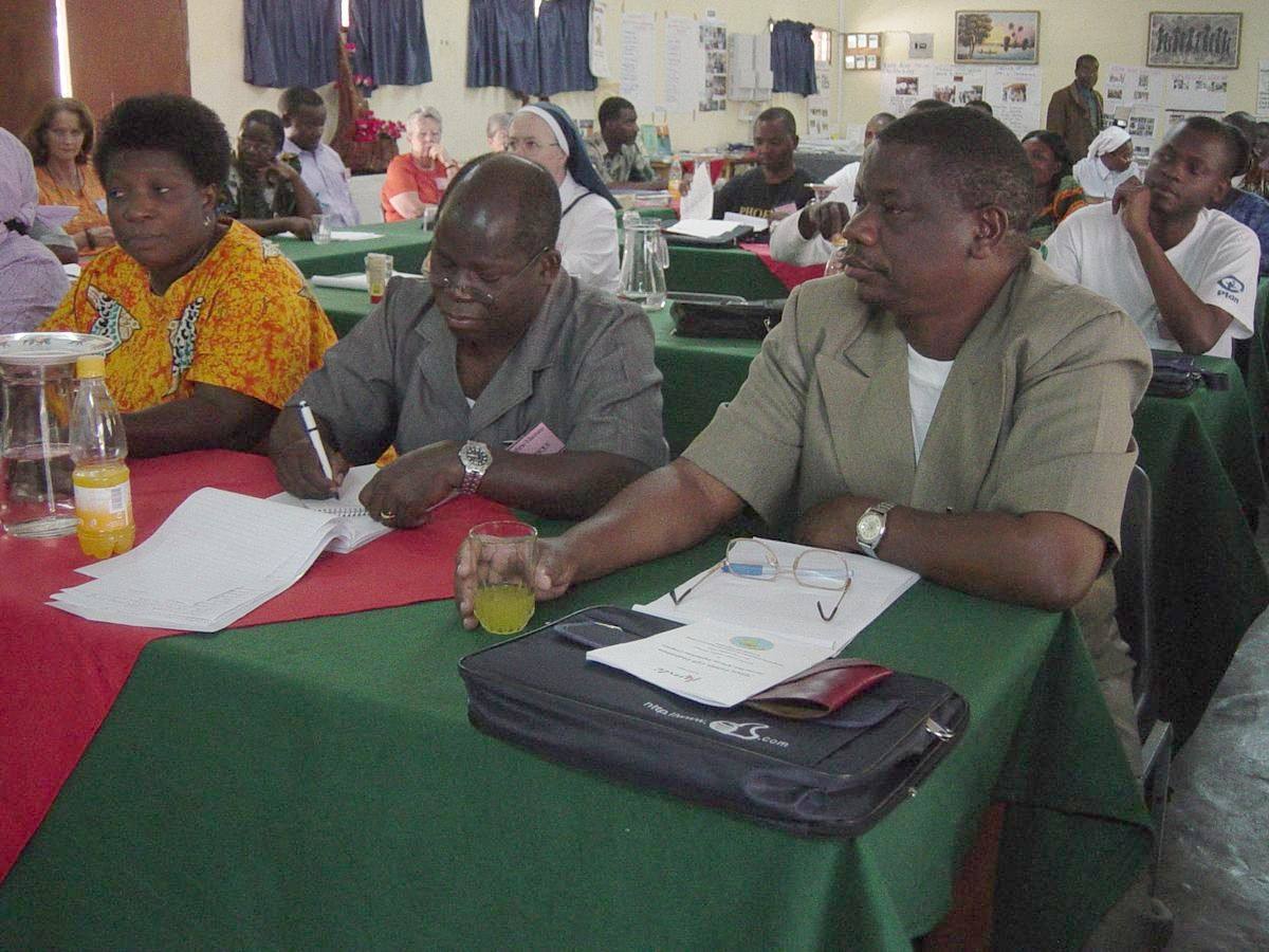 Margaret Louis-Tagbor , Fr Martino Maulano and Emil Hagamu 2006