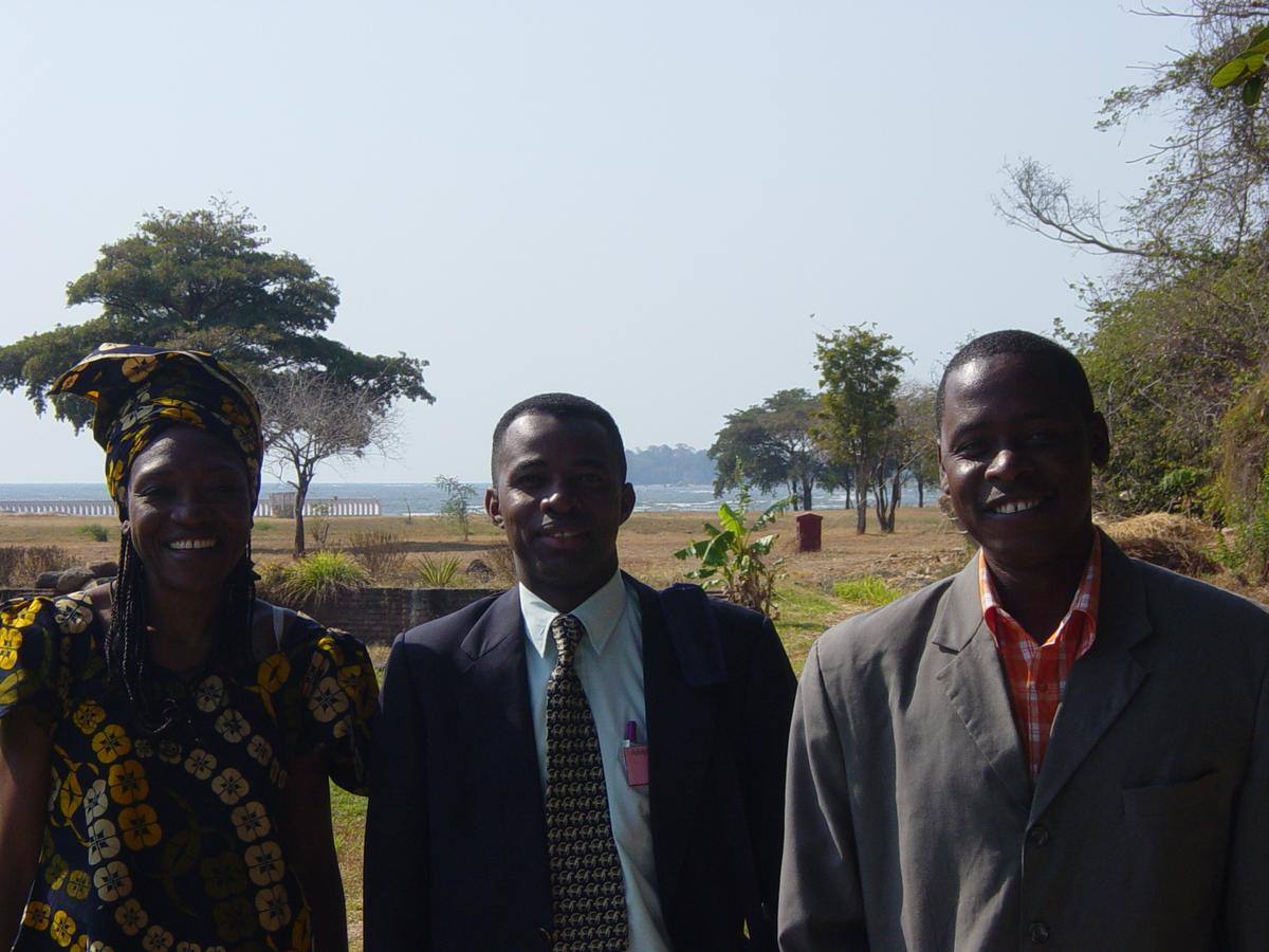Marie Ene Austin Orgah, Adolphe Ndarabu and Paul Hella 2006