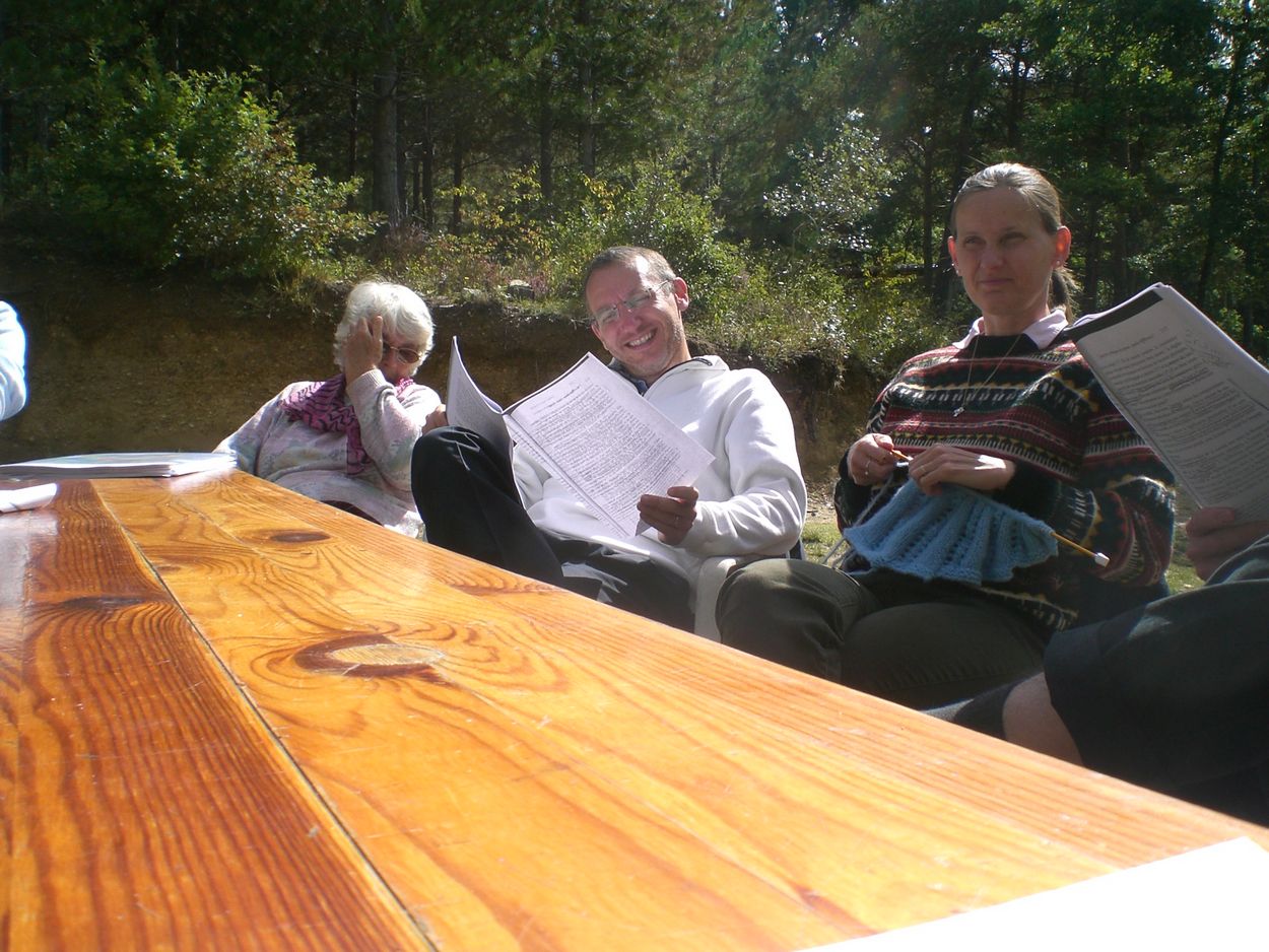 Evelyne Maire, Philippe Verkimpe et Véronique Verkimpe lors des travaux des Cigognes.jpg 2007