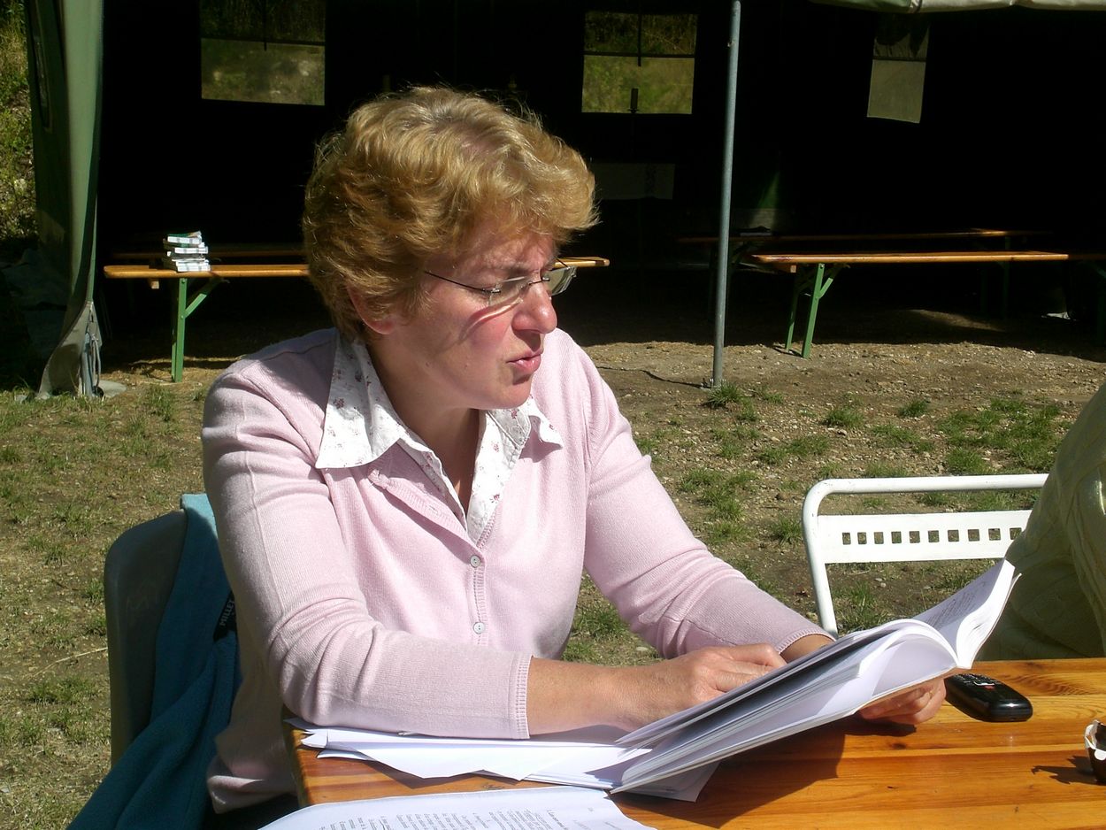 Isabelle Ecochard lors des travaux de groupe.jpg 2007