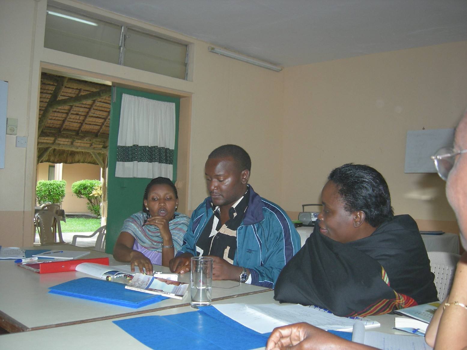 Fred ,Sally Olweny, Dr Margarette Ogola 2007