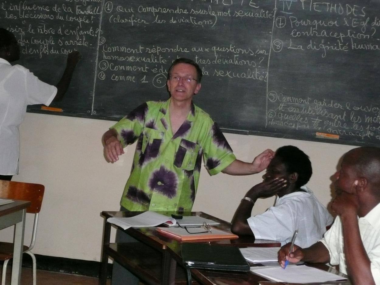 Session de préparation des questions à traiter, Rene Ecochard Thérèse Nyirabukeye, Hippolyte Nkoi 2007