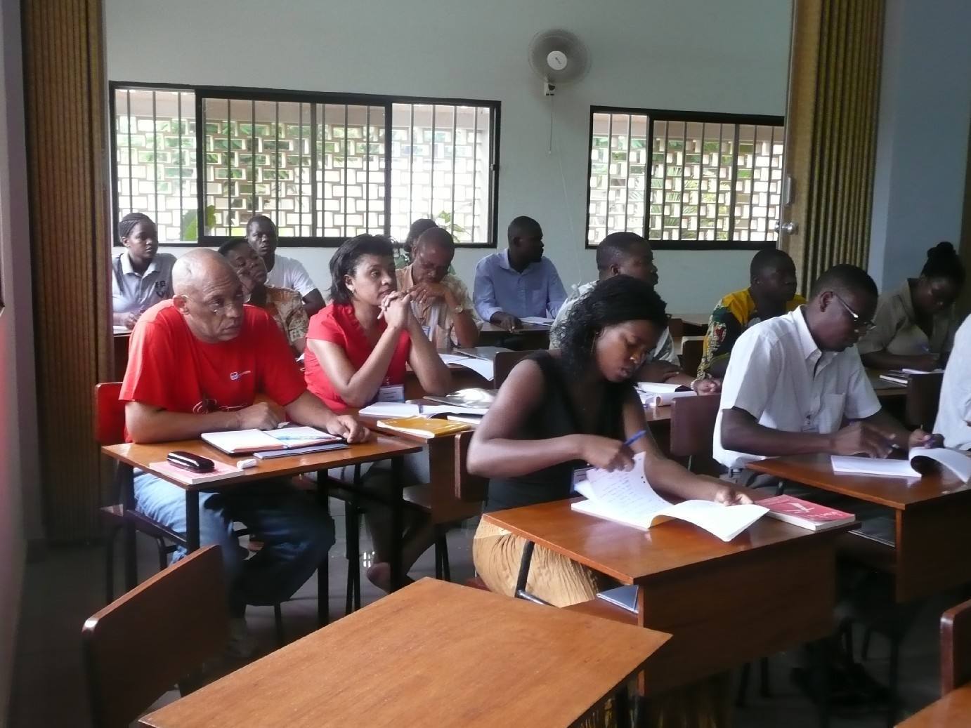 Participants during presentations 1 2008