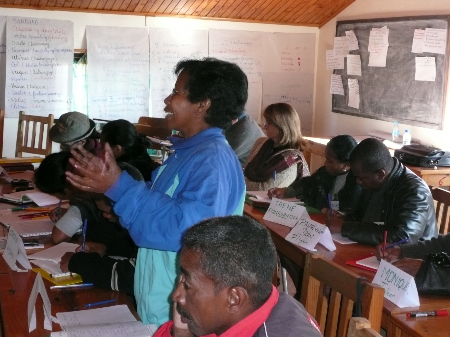 Participants pendant les ateliers 3 2008