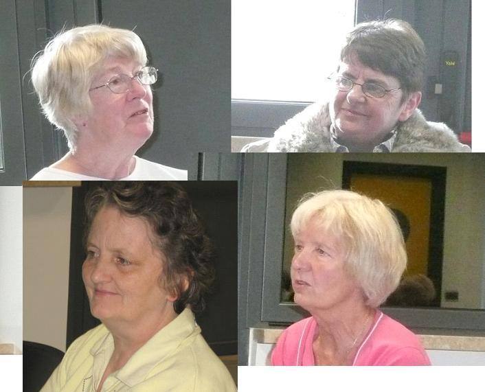 Above : Olive Duddy and Maureen O