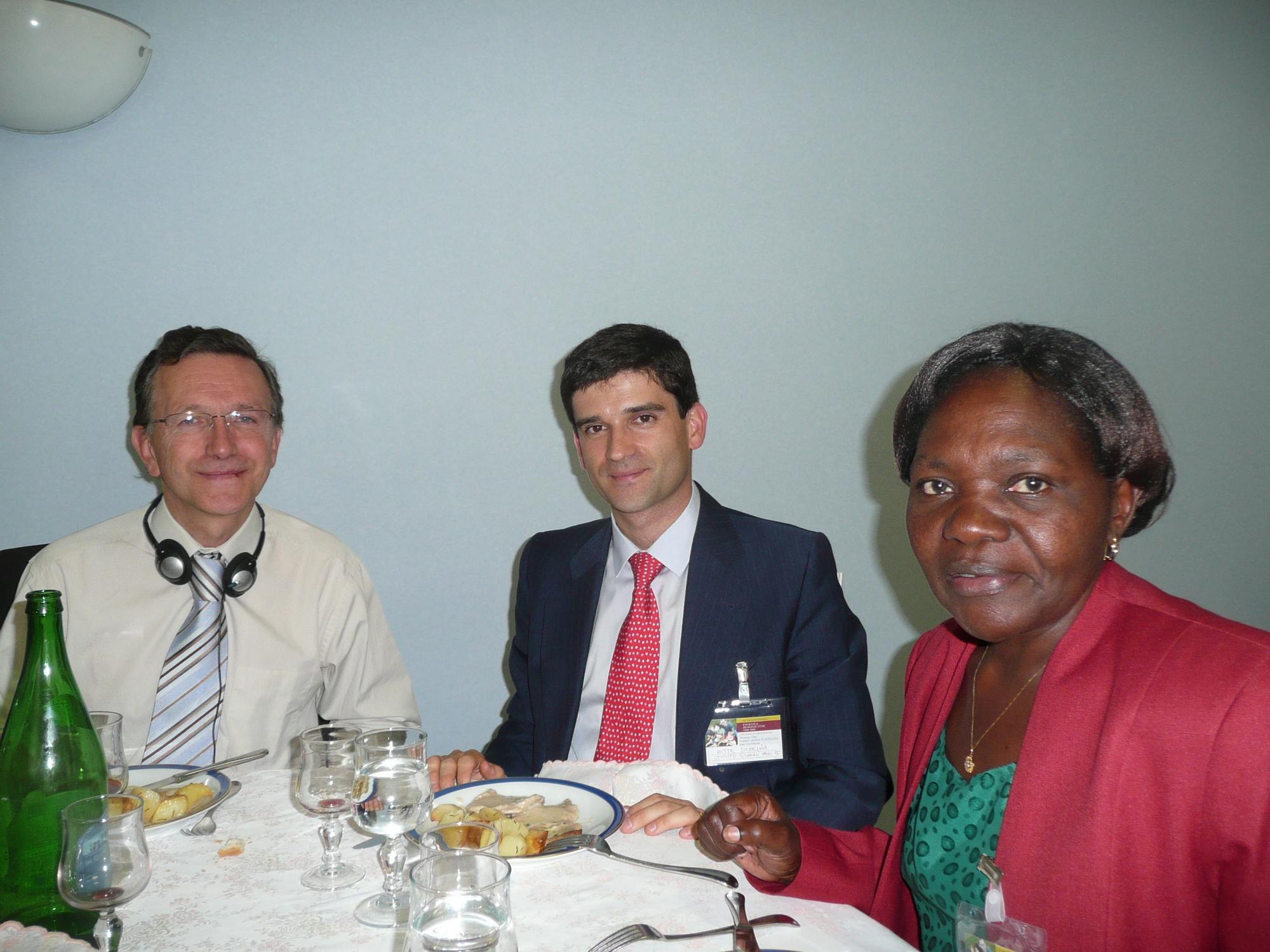Rene Ecochard, Victor Soldevila Manrique and Thérèse Nyirabukeye 2008