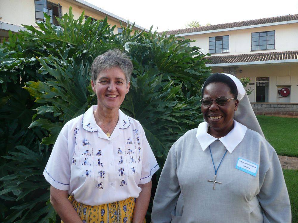 Christine du Coudray and Sr Alphonsa Taperenwa 2008