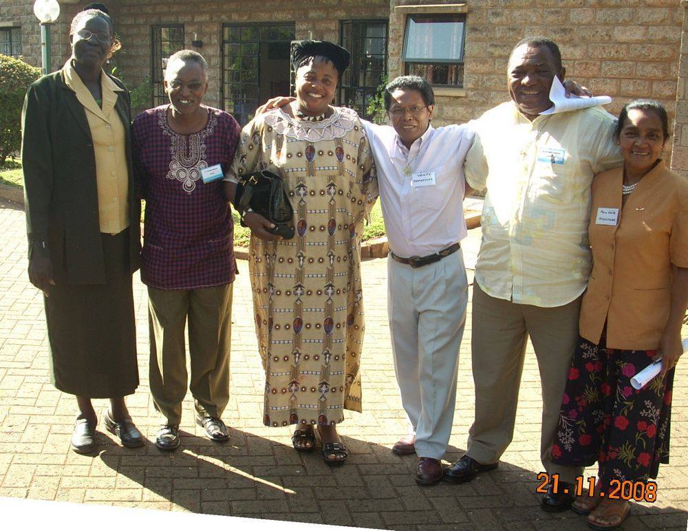 Elisabeth Nyanawut Mayen-Kuol Deng, Thomas Mwangi, Theresia Lukong, Jean Gualbert Ravonjison, Ephraim Lukong, Marie-Cécil e Razaiarivelo 2008