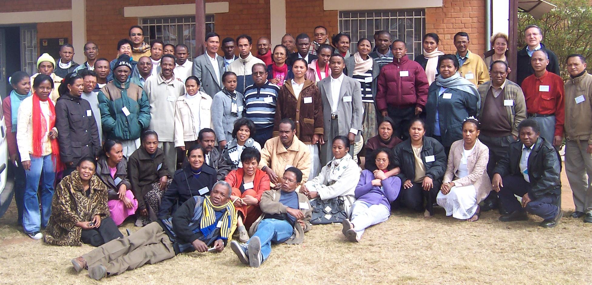 Photo de groupe à Antananarivo 2008