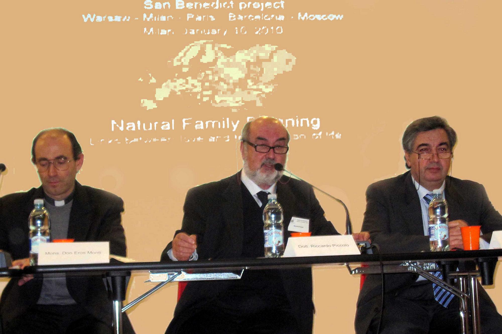 Mgr Don E Monti, Dr Ricardo Piccolo and Dr Michele Barbato 2009