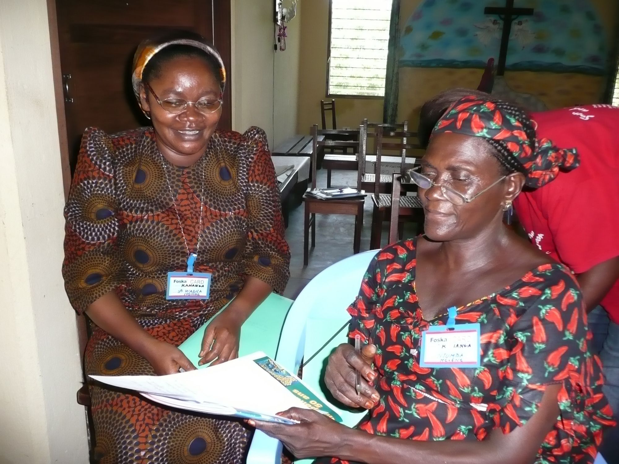 Sr Ivonne Wadila et Hélène Ntumba représentantes du diocèse de Kananga 2009