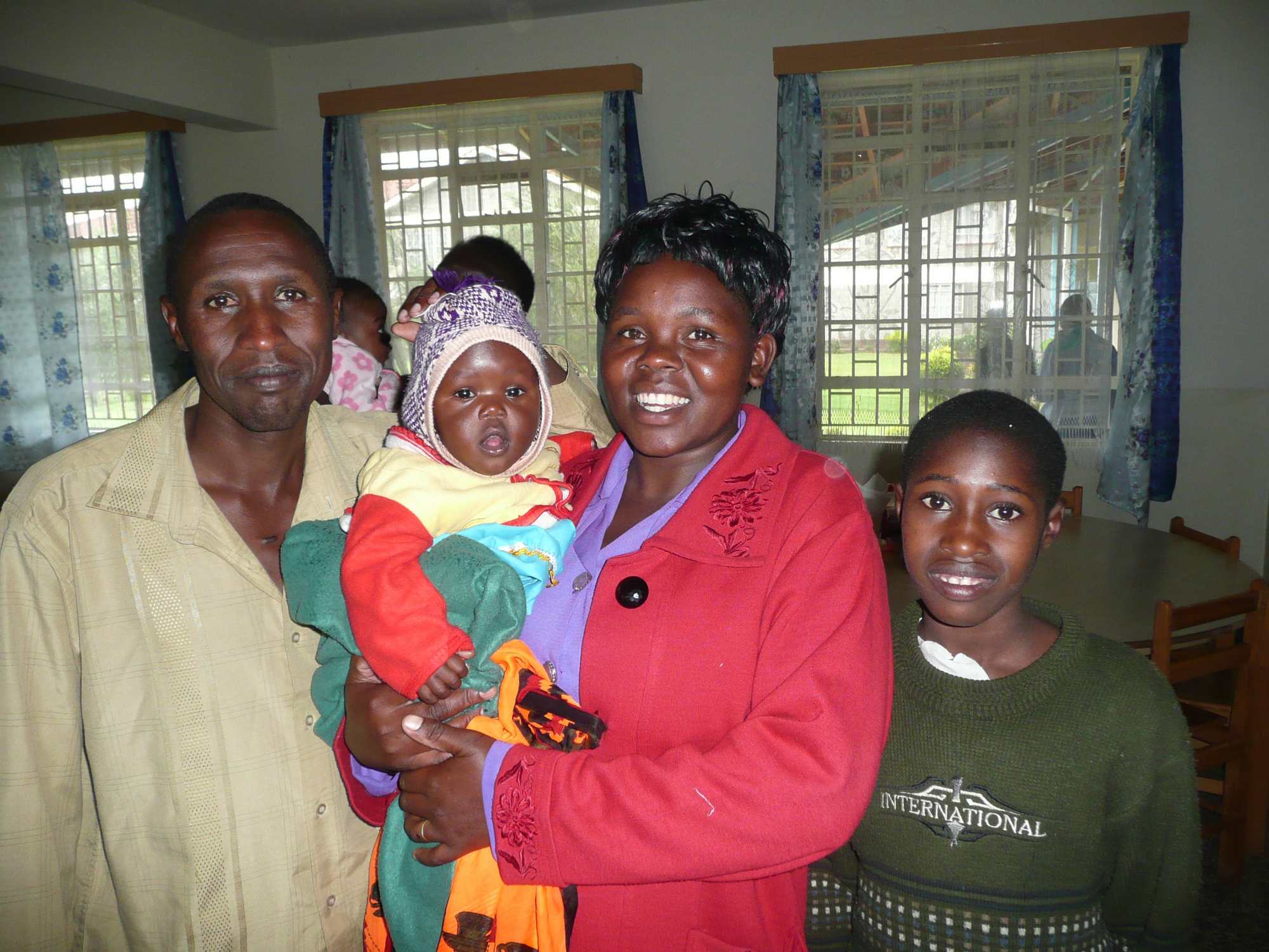 A family participating to the faithful house training 2010