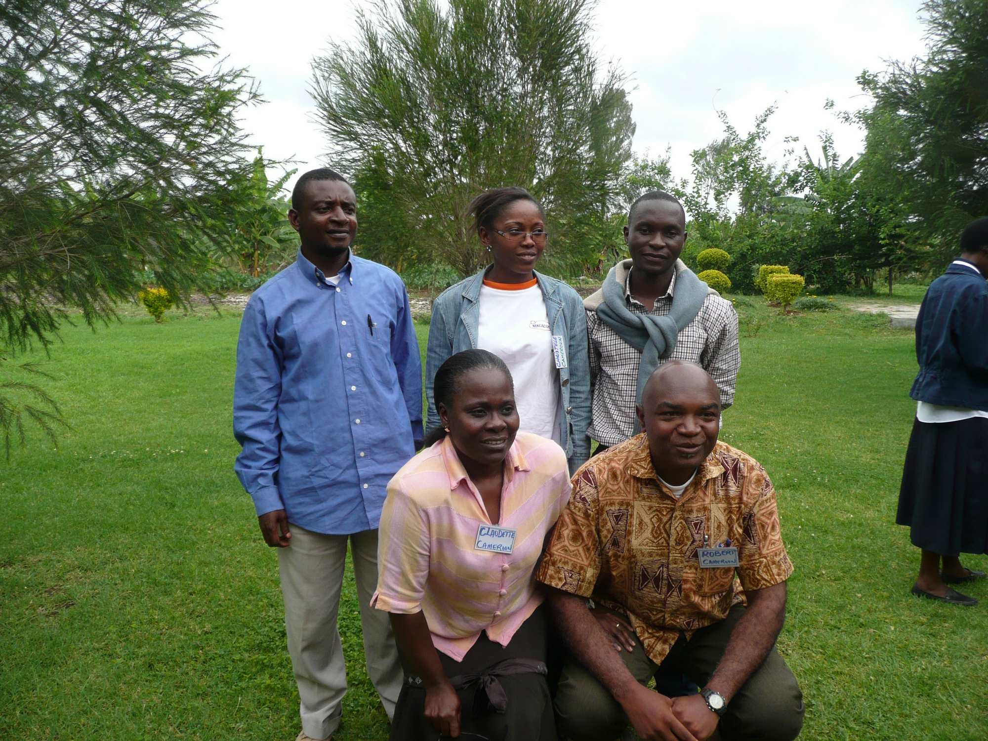 Gabriel, Christelle, Joseph, Claudette et Robert, du Cameroun 2010