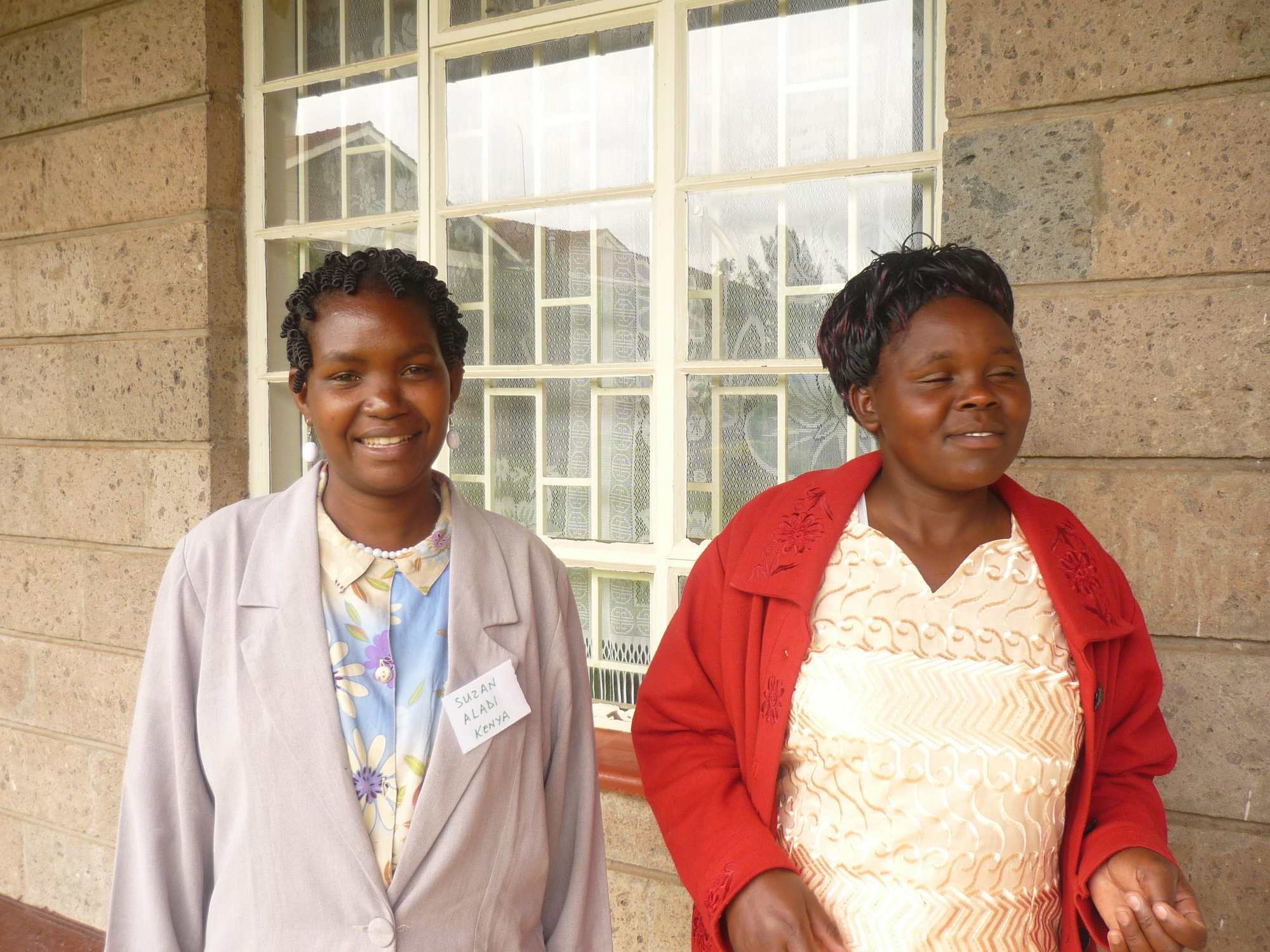 Two participants from Kenya 2010
