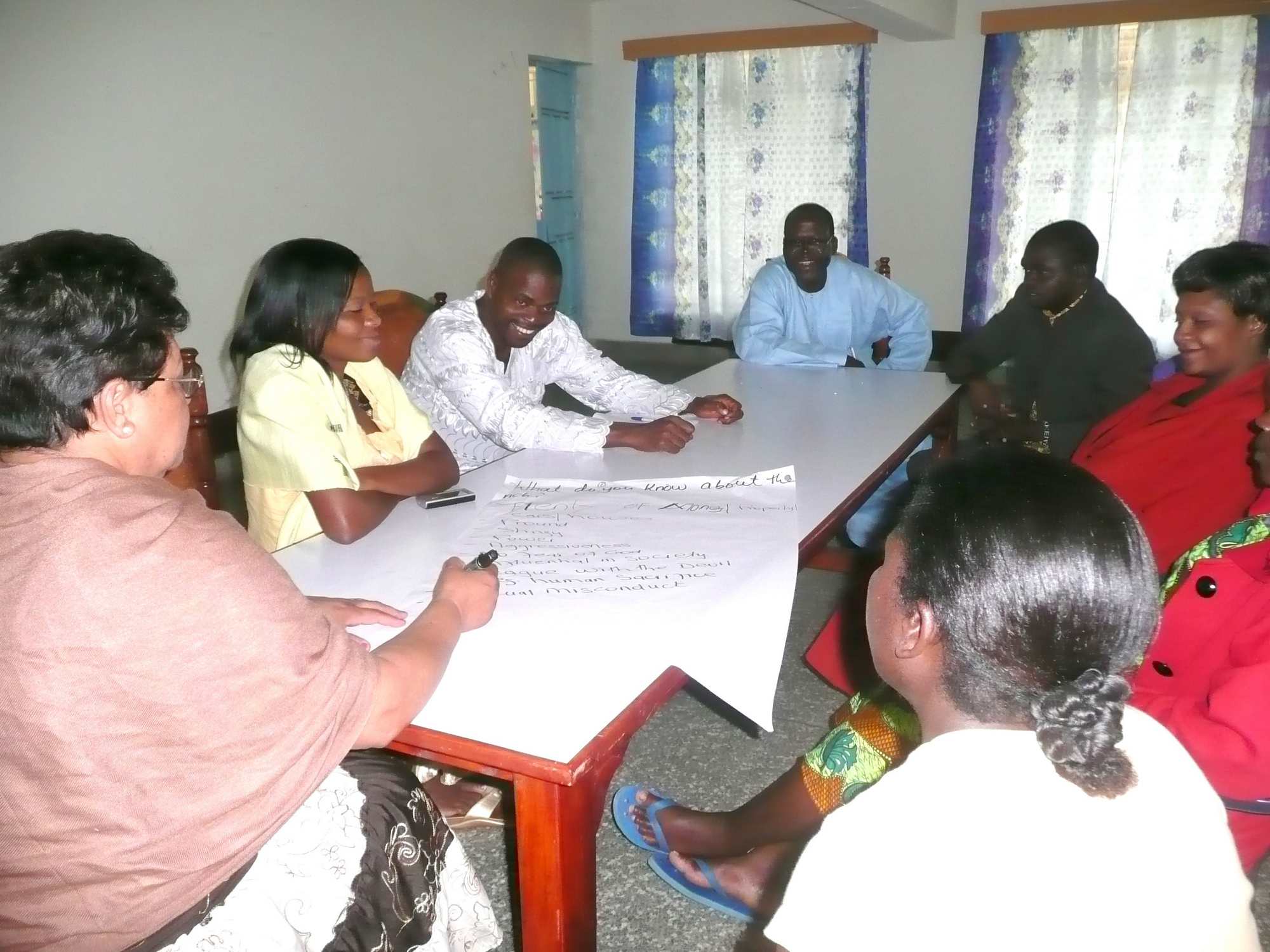 Working group of the faithful house training 3 2010