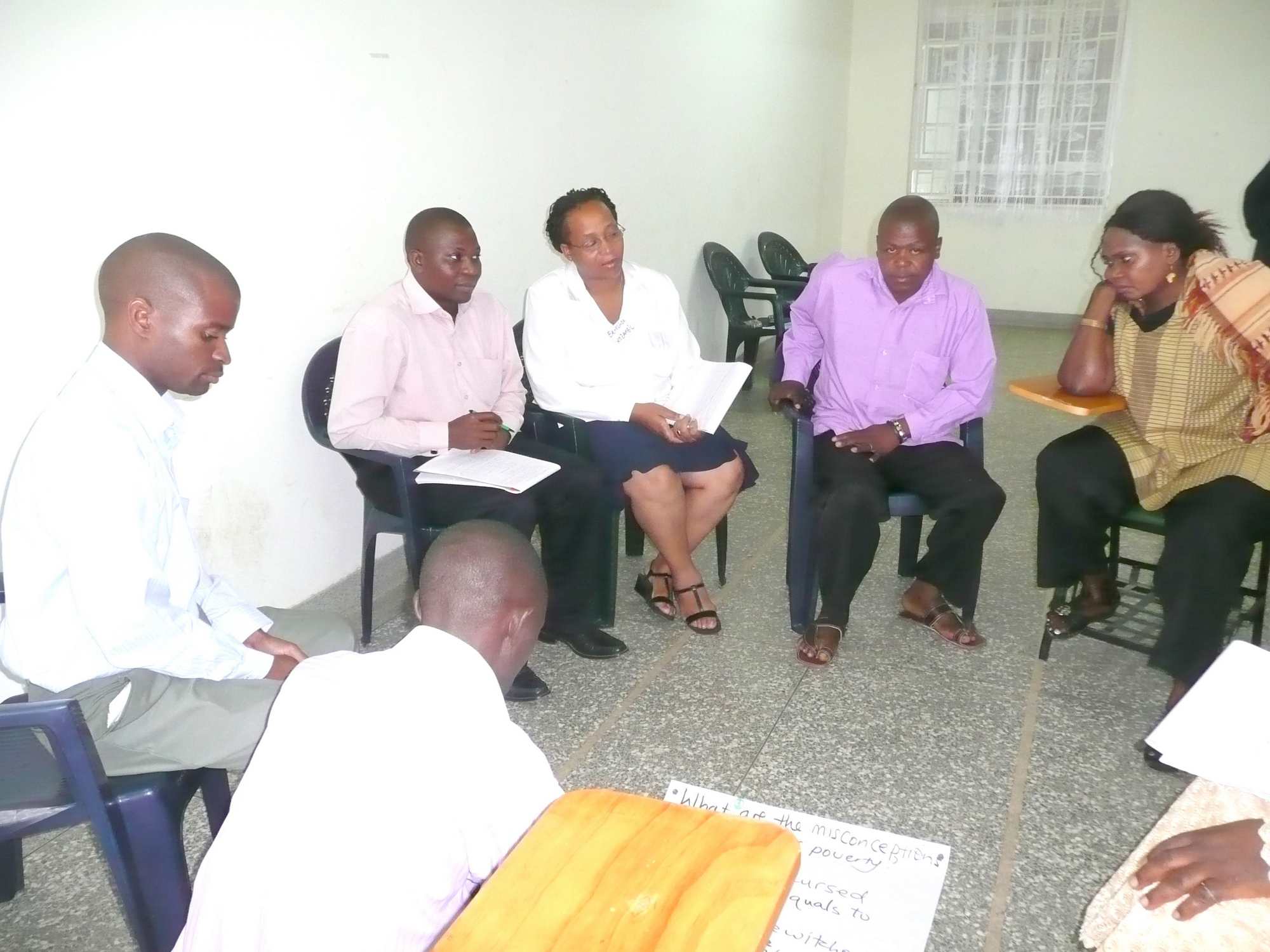 Working group of the faithful house training 5 2010