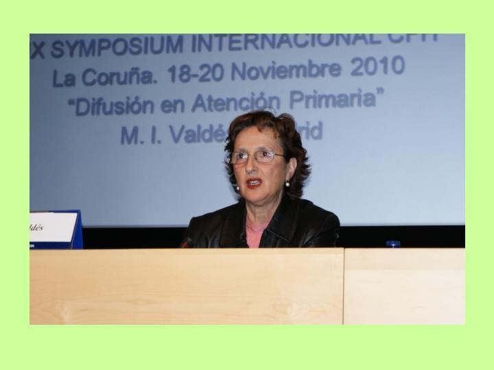 Dña. Isabel Valdés 2010