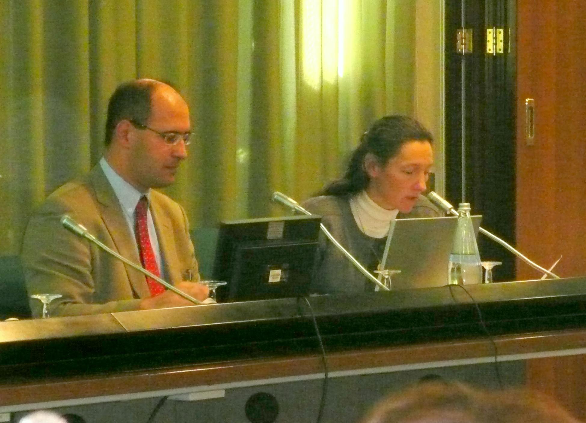 Emmanuel et Benedicte Odin présentation Amour et Vérité lors du Congrès 2010