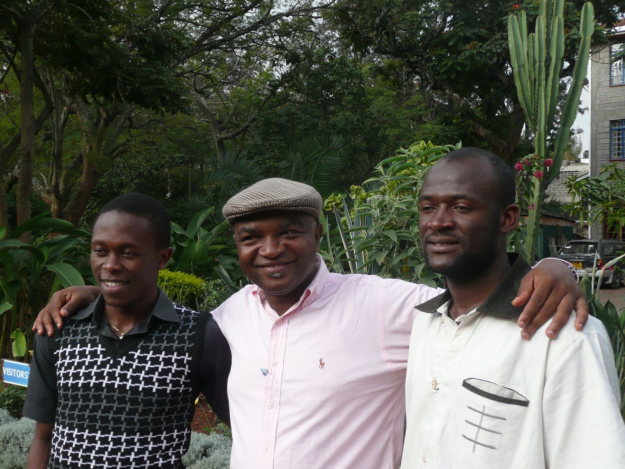 Pawel Ngaybe, Robert Nkontchou, Peter Ngang, Cameroon 2010