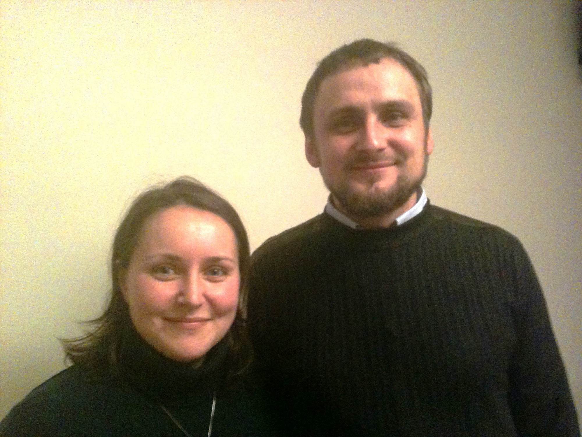 Father Paul Serdyuk and his wife 2011