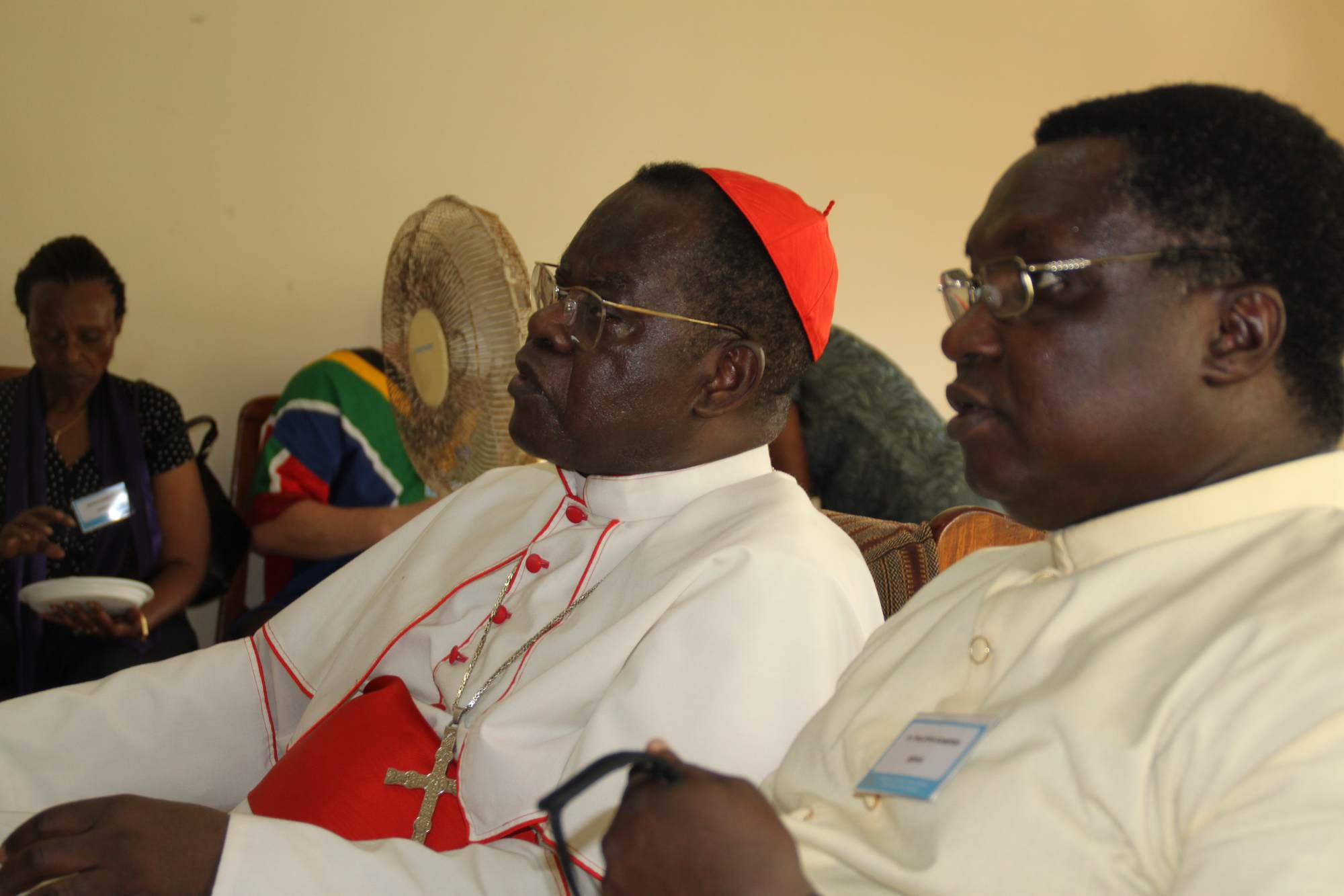 SE Cardinal Monsengwo et Mgr Philippe Kinkpon 2011