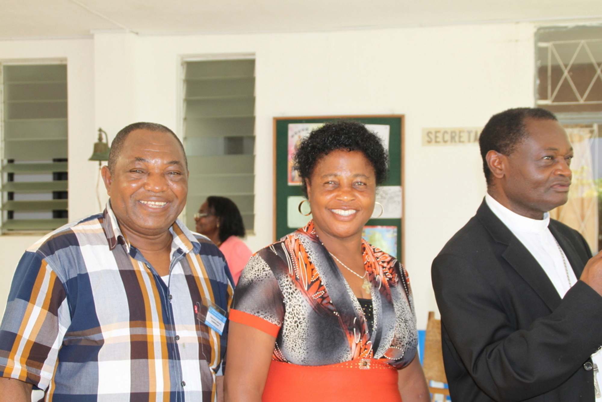 Ephraim, Teresa and Mgr Georges Nkuo 2013