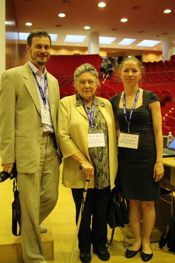 Michelle Guy with Uladzislau Valakhovich and Aksana Dashkevich, Belarus 2015