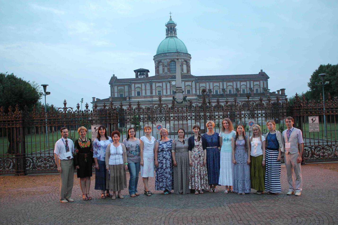 Russian speaking group in Caravaggio, where they lived in those days 2015