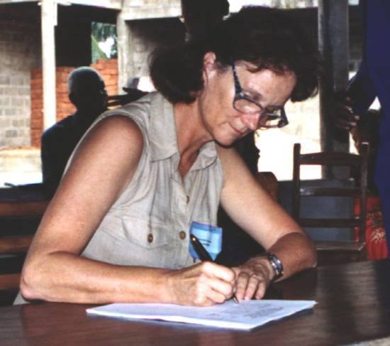 Cotonou 2001 Signature Création FAAF Présidente 2001