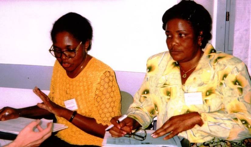Cotonou 2001 Présidente Congrès Cotonou FAAF 2001